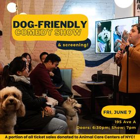 Dog Friendly Comedy Show & Special Screening show poster