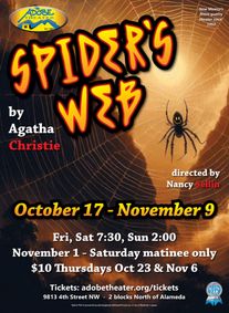 SPIDER'S WEB show poster