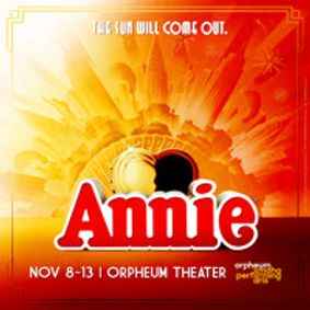 ANNIE show poster