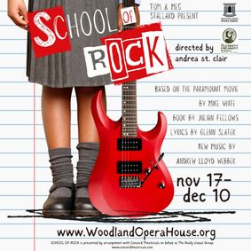 Andrew Lloyd Webber's School of Rock the Musical show poster
