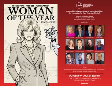 Woman of the Year in Concert show poster