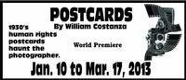 Postcards show poster