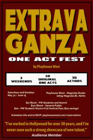 2025 Extravaganza One Act Fest show poster