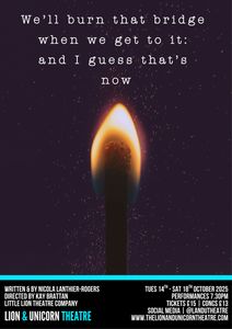 We'll burn that bridge when we get to it: and I guess that's now