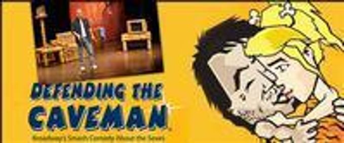 Defending The Caveman show poster