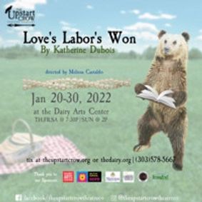 Love's Labor's Won show poster