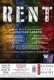 RENT show poster