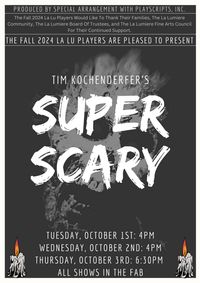 Super Scary show poster
