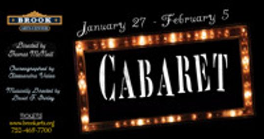 Cabaret show poster