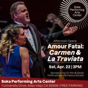 Amour Fatal: Carmen & La Traviata show poster