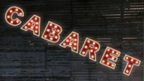 Cabaret show poster