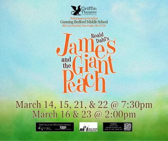 Roald Dahl's James and the Giant Peach show poster