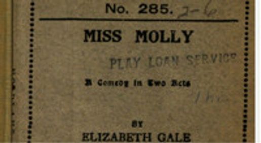 Miss Molly by Elizabeth Gale show poster