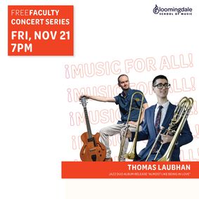 Thomas Laubhan Jazz Duo Album Release Almost Like Being in Love show poster