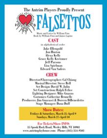 Falsettos show poster