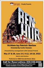 Ben Hur by Patrick Barlow show poster