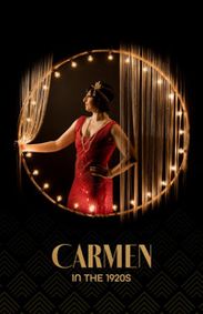 Carmen in the 1920s show poster