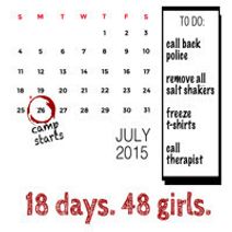 18 days. 48 girls.
