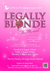 Legally Blonde the Musical show poster