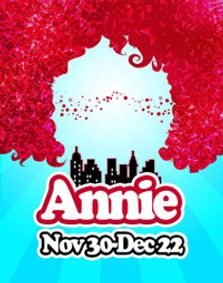 Annie presented by the Athens Theatre show poster