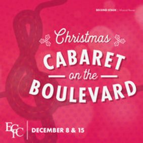 Christmas Cabaret on the Boulevard show poster