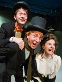 Impro's Dickens Unscripted at North Coast Repertory Theatre show poster