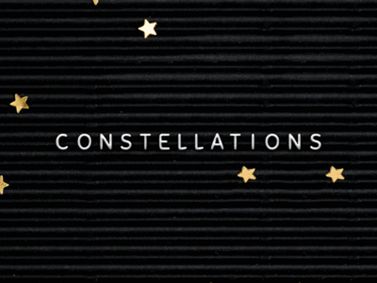 Constellations show poster