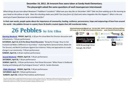 26 Pebbles show poster