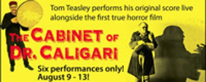 The Cabinet of Dr. Caligari, featuring live music by Tom Teasley show poster