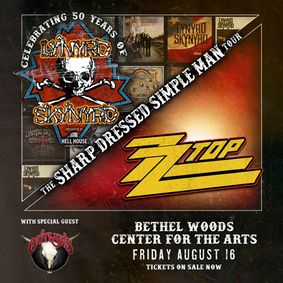 Lynyrd Skynyrd & ZZ Top show poster