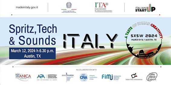 Spritz, Tech & Sounds - Italian Night @ SXSW 2024 show poster