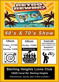 Retro rewind show poster