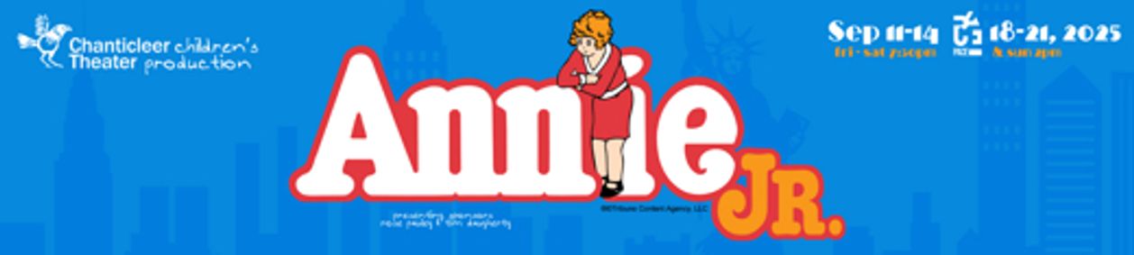 Annie Jr show poster