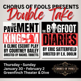 Double Take show poster