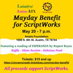 Esperanza at Mayday Benefit for ScriptWorks show poster