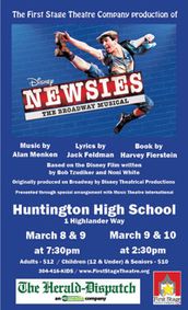 Newsies show poster