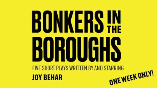 Bonkers in the Boroughs show poster
