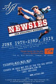 Disney's Newsies show poster