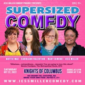 Supersized Comedy show poster