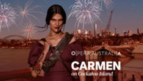 Carmen on Cockatoo Island show poster