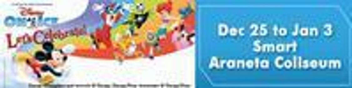 DISNEY ON ICE LET'S CELEBRATE! show poster