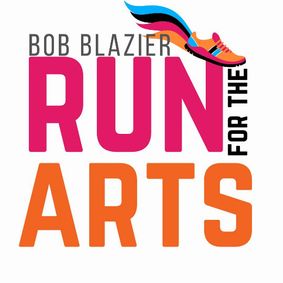 Bob Blazier Run for the Arts show poster