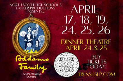 The Addams Family show poster