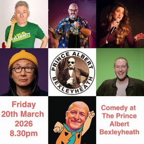 Collywobblers Comedy at The Prince Albert Bexleyheath DA6 7LE : Ronnie Golden, Kelly Convey , Rick Kieswetter , Gareth Neale , Mossy and MC Sion James show poster