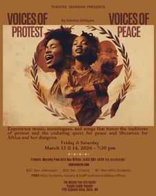 VOICES OF PROTEST, VOICES OF PEACE show poster