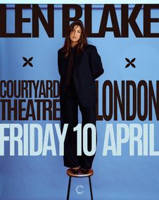 Len Blake show poster