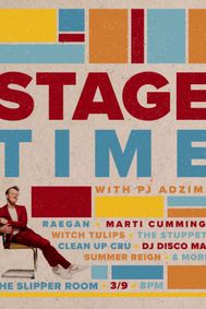 STAGE TIME Spectacular show poster