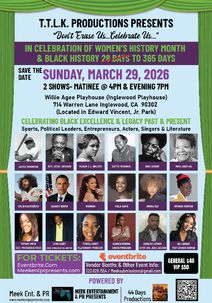 Don't Erase Us....Celebrate Us-Stage Production