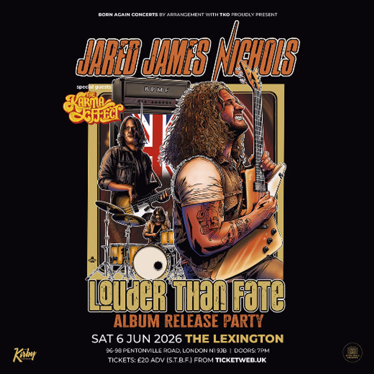 JARED JAMES NICHOLS at The Lexington - London
