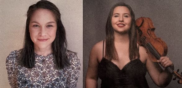 Renate Rohlfing, piano; Aurora Mendez, violin: Sounds of the Americas show poster